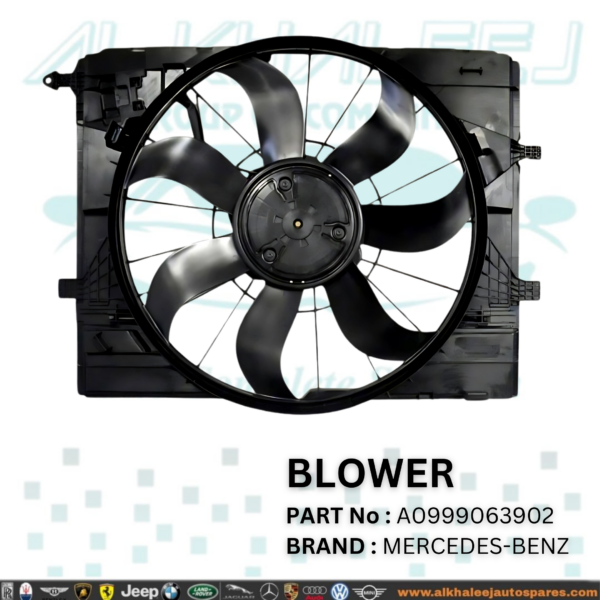 Hajus Heater Blower Motor For Mercedes-Benz W201 190 2.0/2.5 – Without Auto AC (LHD)