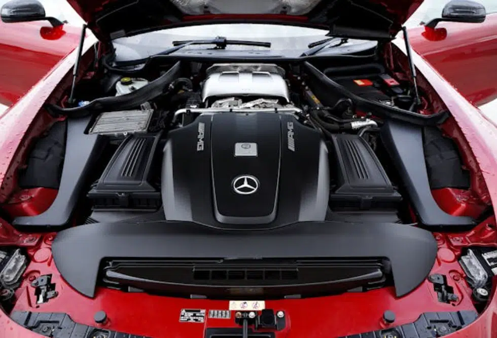 Mercedes car engine