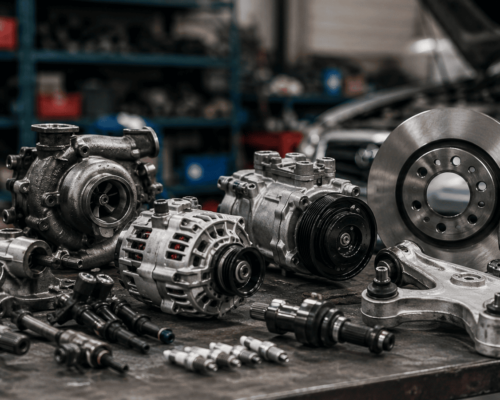auto spare parts used